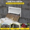 VEVOR Crawl Space Flood Vent Foundation Flood Vent 8"Height x 16"Width Wall Vent,White - 3 of 4