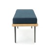 NicBex Modern 47.25" Bedroom Bench Accent Stools with Cushioned Top and Hairpin Legs for Bedroom and Entryway - 4 of 4