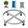 55 Gallon Drum Dolly - Set of 2, 4 Wheels, 1000lbs Load Capacity, 67cm Outer Ring, 3" Universal Casters - 2 of 4