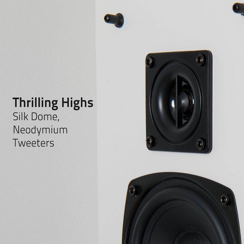 Fluance Elite High Definition 2-Way Bipolar Surround Speakers for Wide Dispersion Surround Sound, 3 of 9
