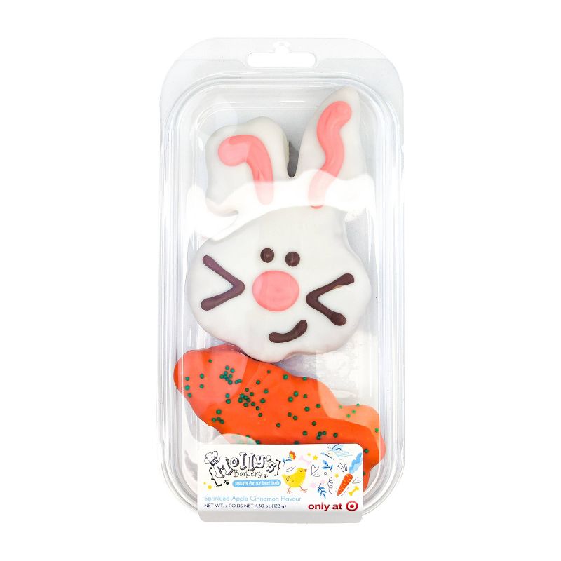 Molly&#39;s Barkery Bunny + Carrot All Ages Dog Treat with Apple &#38; Cinnamon Flavor - 4.3oz, 1 of 6