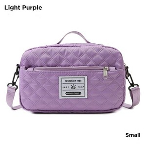 Hachikiko Women’s Quilted Crossbody Sling Bag - Lightweight One-Strap Chest Purse for Daily Use - 1 of 1