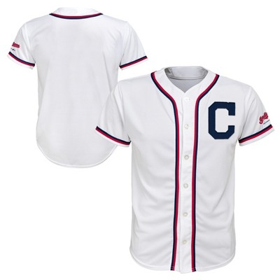 white cleveland indians jersey