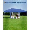 20x10 Pop Up Canopy Tent Outdoor Canopy One-Person Set Up Heavy Duty Commercial Instant Tent Shelter, 6-Sidewall - 4 of 4
