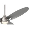 54" Casa Vieja Mystere Brushed Nickel Indoor/Outdoor LED Ceiling Fan - 4 of 4