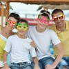 KatchOn, Hawaiian Luau Party Glasses - Pack of 12 | Luau Photo Booth Props | Luau Glasses, Beach Themed Party Decorations - 2 of 4