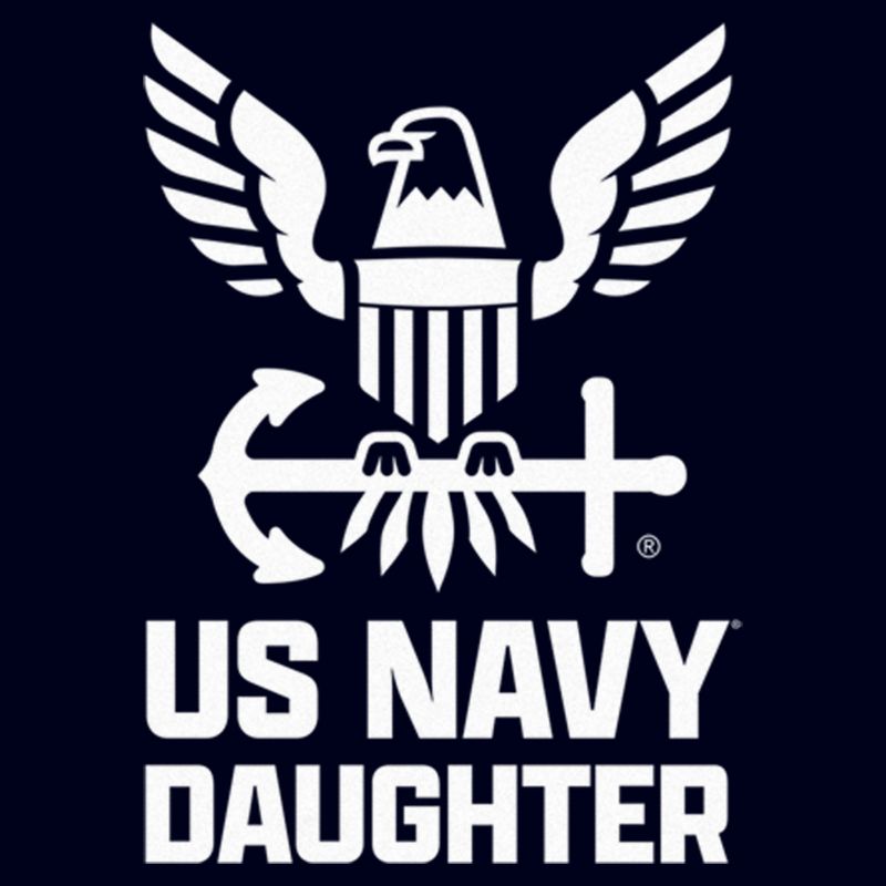 Men's United States Navy Official Eagle Logo Daughter T-Shirt, 2 of 6