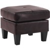 Passion Furniture Newbury Faux Leather Upholstered Ottoman - 2 of 4