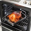 Cuisinart 16" Carbon Steel Roaster with Rack: Nonstick, Dishwasher & Oven-Safe, Riveted Stainless Steel Handles - 4 of 4