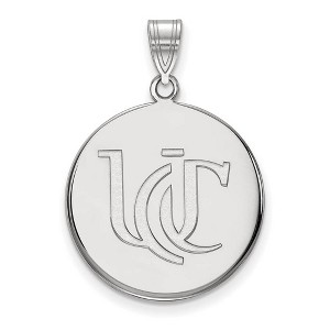 Black Bow Jewelry 14k White Gold Cincinnati Bearcats NCAA Large Pendant - 1 of 3