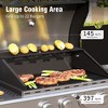 Captiva Designs 4-Burner Propane BBQ Grill with Side Burner &Porcelain-Enameled Grates - 42,000 BTU - 3 of 4