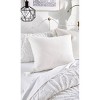 Peri Home Euro Tassel Sham White: 100% Cotton, Zipper Closure, Machine Washable Pillow Cover - 2 of 4