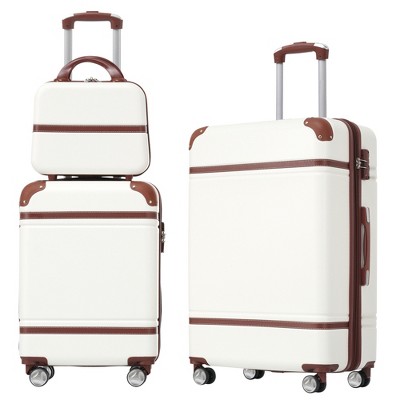 Lycvki 3 Pieces 20"+24" Hardshell Luggage Sets with TSA Lock Lightweight