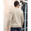 BLUEMING Men's Marled Knit Fleeced Sweatshirts Henley Neck Tops Warm Knitted Winter Thermal Sweat Shirts Button Mens Pullovers - 2 of 4