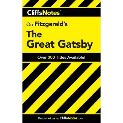  Cliffsnotes on Fitzgerald's the Great Gatsby - (Cliffsnotes Literature Guides) by  Kate Maurer (Paperback) 