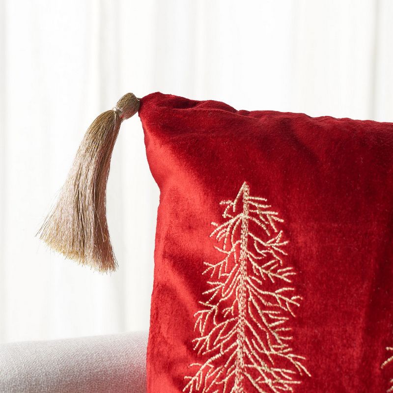 Holiday Tree Pillow  - Safavieh, 3 of 5