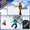 SEVOBAL Kick Scooters Safe Kids Snow Scooter - Raised Anti-Slip Spots, Directional Bottom, Easy Steering Balance, Black, 10"*37"*31" - 4 of 4