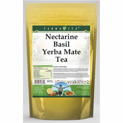 TerraVita Nectarine Basil Yerba Mate Tea (50 tea bags, ZIN: 562719, 1-Pack)