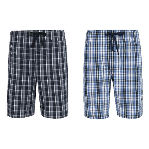 Big and tall plaid shorts store