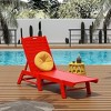 WestinTrends Poly Reclining Outdoor Patio Chaise Lounge Chair Adjustable - 2 of 2