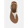 Madeline Black Flat Thong Sandals - 4 of 4