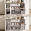 Vividwood 55" Modern Farmhouse Buffet – Large Storage Sideboard with Drawer Coffee Bar Credenza - 4 of 4