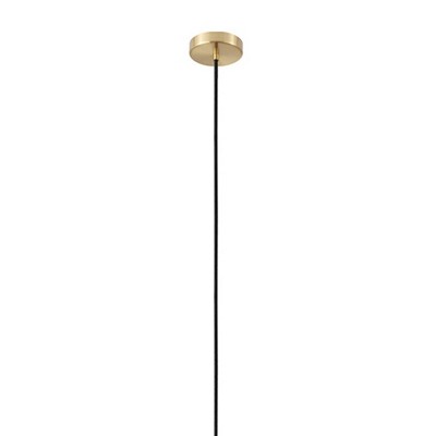 Montey 20'' Brushed Gold Globe Pendant with Clear Glass Shade