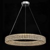 LamQee Modern Crystal Chandeliers for Dining Room, Luxury Crystal Chandelier Light Fixtures Dimmable LED Ring Pendant Light with Remote Control - 3 of 4