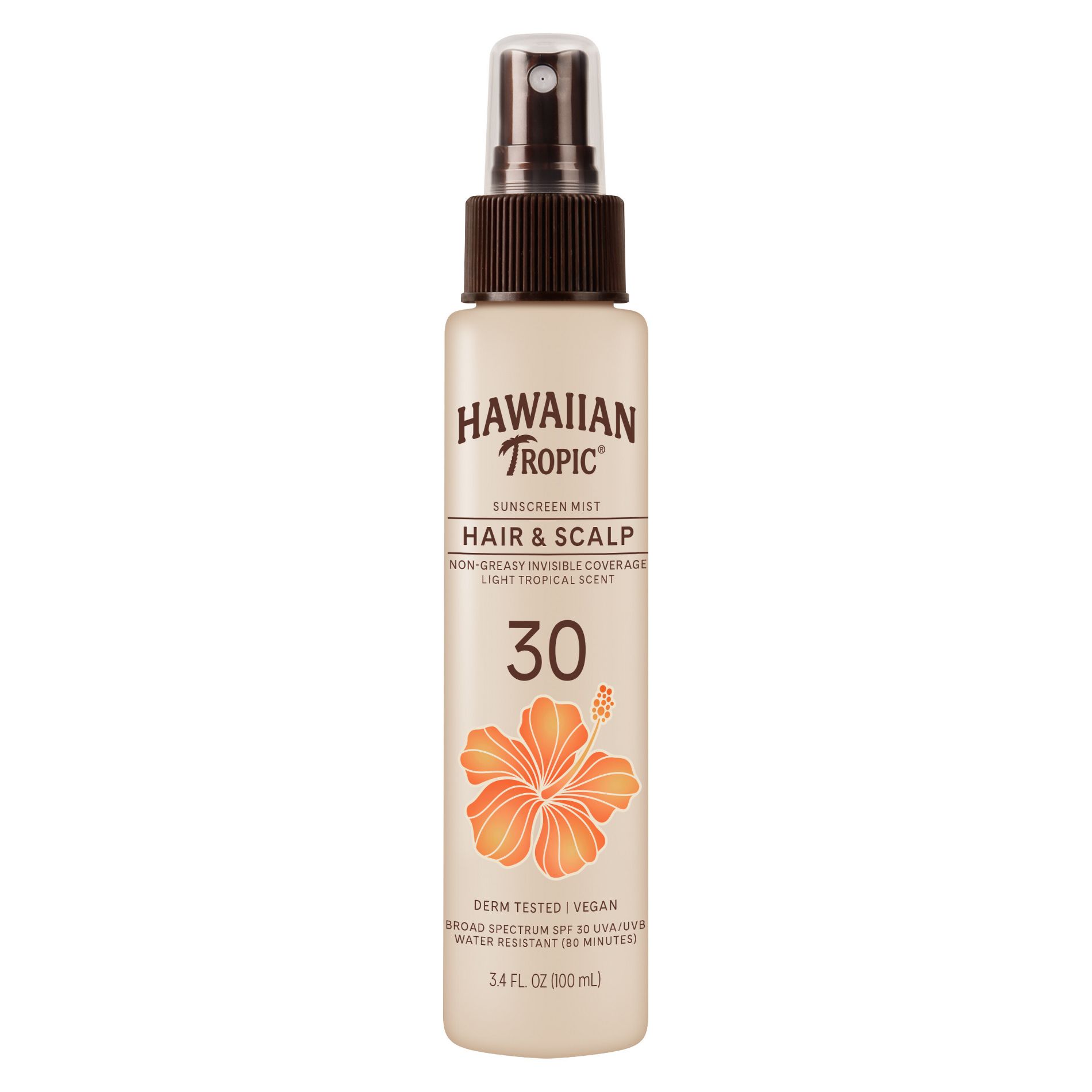 Hawaiian Tropic Hair & Scalp Sunscreen Mist - SPF30 - 3.4 fl oz