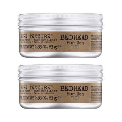 TIGI Bed Head for Men Pure Texture Hair Molding Paste - 2.93 oz (2 Pack)
