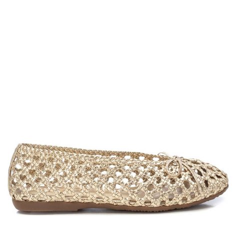 Обувь Carmela XTI Women's Braided Ballet Flats 144014 Gold 9