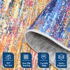 Artistic Runner Rug, Washable Non Slip Low Pile Soft Floor Carpet for Kitchen, Entryway, Bedroom, Hallway & Bathroom - 4 of 4