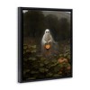 Stupell Industries Ghost in Pumpkin Patch Floating Frame Canvas Art - 2 of 4
