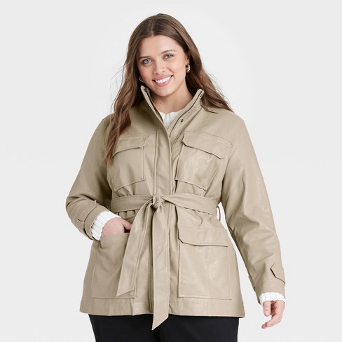 embargo Humoristisch In hoeveelheid Women's Plus Size Anorak Jacket - A New Day™ Brown 2x : Target