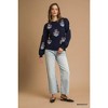I am a Fashion junky Umgee Floral Knit Sweater with Puff Sleeves - 4 of 4