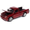 2005 Chevrolet Silverado SS Custom Pickup Truck Candy Apple Red "Muscle Trucks" Series 1/64 Diecast Model Car by Auto World - 2 of 4