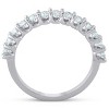 Pompeii3 3/4 Ct Diamond Wedding Ring 14k White Gold Lab Created Eco Friendly - 3 of 4