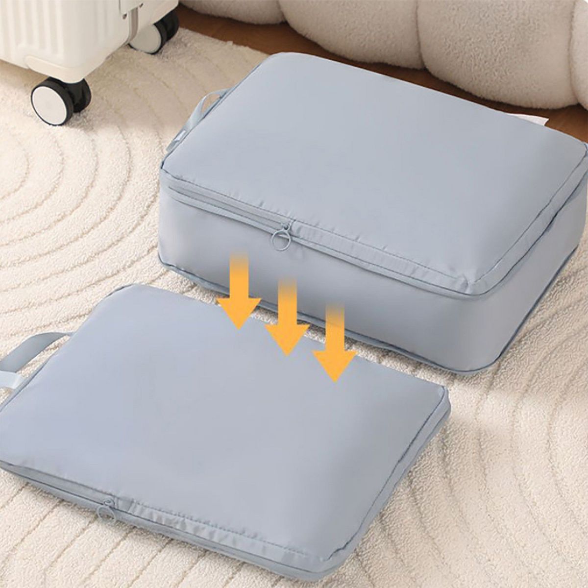 Alilang Travel Packing Cube Set with Zipper Closure Storage Bags Lightweight Organizer Luggage Set Multi Size - thumbnail 4