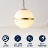 JONATHAN Y Porter Modern Minimalist Globe LED Pendant Light - 4 of 4
