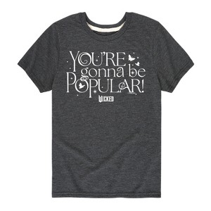 Boys' - Wicked - You'Re Gonna Be Popular Short Sleeve Graphic T-Shirt - 1 of 4