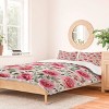 Deny Designs 3pc King Ninola Design Charming Nostalgia Soft Romantic Duvet and Sham Set - 2 of 4