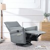Rocking Chairs, Recliners, 360-degree Rotating Baby Rocking Chairs, Gliding Rocking Chairs, Modern Small Rotating Rocking Chair Recliners - 2 of 4