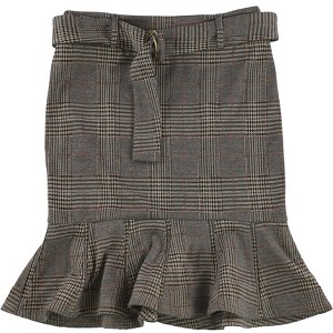 Calvin Klein Womens Belted Flared Pencil Skirt - 1 of 1