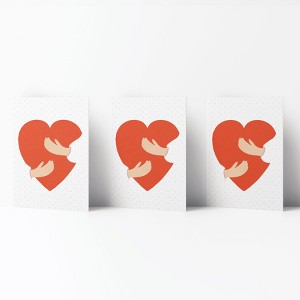 Love/Friendship Greeting Card Pack (3ct) "Heart Card" by Ramus & Co - 1 of 4