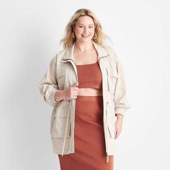 Women's Linen Utility Jacket - Future Collective™ with Jenny K. Lopez Tan