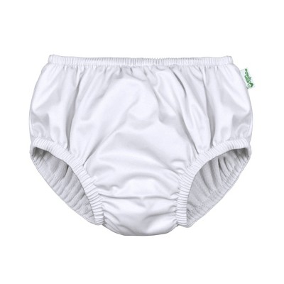 green sprouts Baby Pull-Up Reusable Swim Diaper - White 12M
