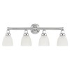 Livex Lighting Classic 4 - Light Vanity in  Polished Chrome - 2 of 4