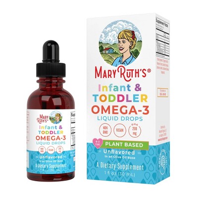 MaryRuth's Infant & Toddler Omega-3 Liquid Drops – 1 fl oz