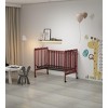 3-In-1 Convertible Crib, Made Of Sustainable Pinewood, Non-Toxic Finish, Comes With Locking Wheels, Wooden Nursery Furniture - 3 of 4