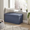 30" Storage Ottoman Bench, Ottoman with Storage, Ottoman Bench, Hold up to 660lb for Living Room - 3 of 4